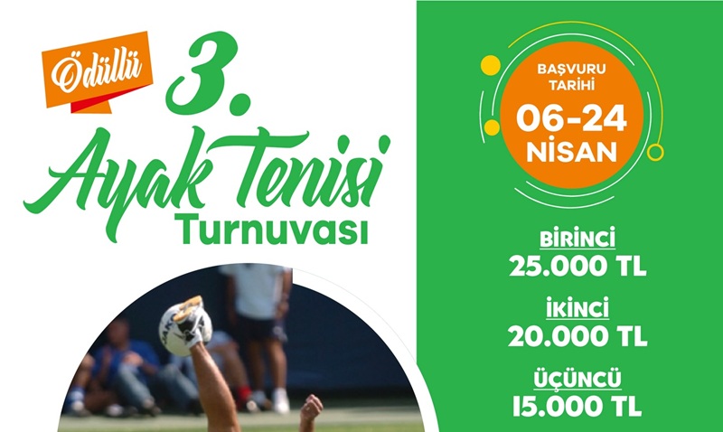 Yeşilyurt Belediyesi, 3. Ayak Tenisi Turnuvası Düzenliyor