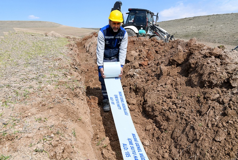 Arguvan Gümüşlü’ye 1.500 Metrelik İçme Suyu Hattı