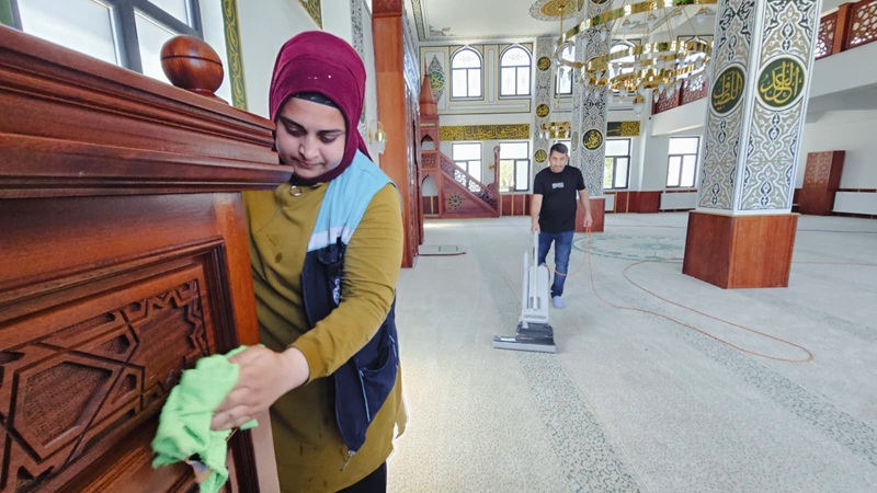 Battalgazi Belediyesi Mehmet Turgut Camii'ni Açılışa Hazırladı