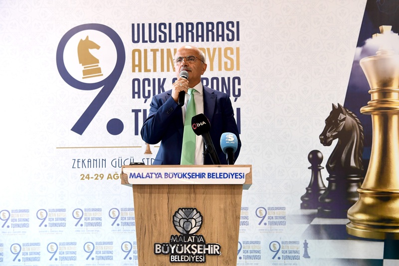 9. Uluslararası Altın Kayısı Satranç Turnuvası Başladı