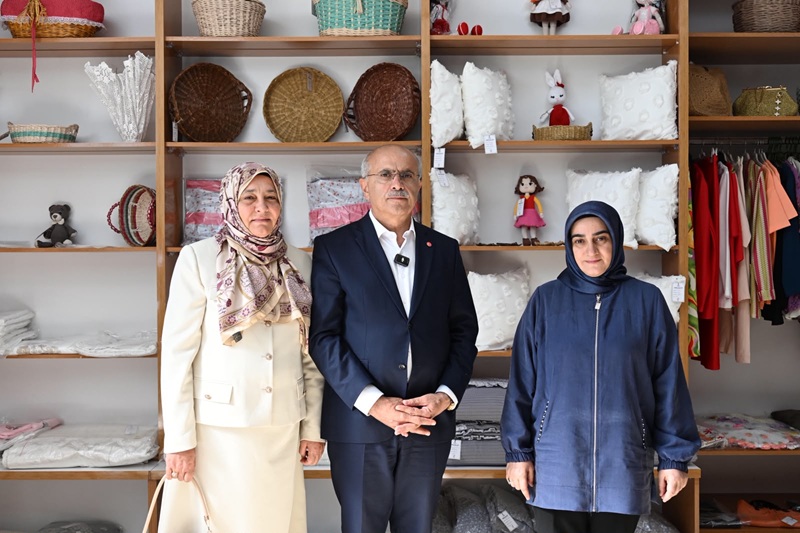 Başkan Er: “Kadınlarımızın El Emeğini Ekonomiye Kazandırıyoruz”