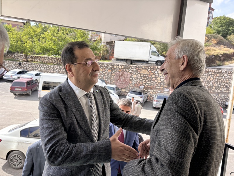 İYİ Parti Heyetinden Arapgir Belediye Başkanı Haluk Cömertoğlu’na Ziyaret
