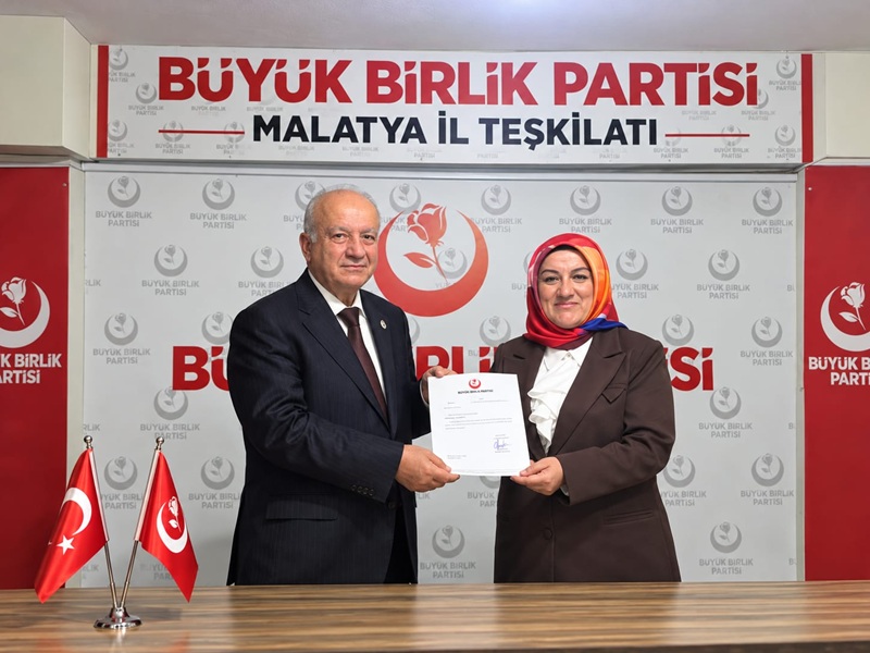 Fatma Gürbüz BBP Malatya Kadın Kolları Başkanlığına Getirildi